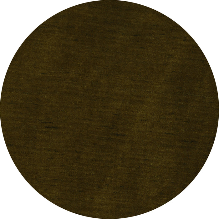 Square Abstract Green Contemporary Rug, con11grn