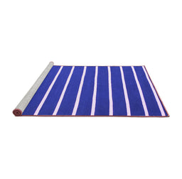 Sideview of Machine Washable Abstract Purple Contemporary Area Rugs, wshcon1200pur