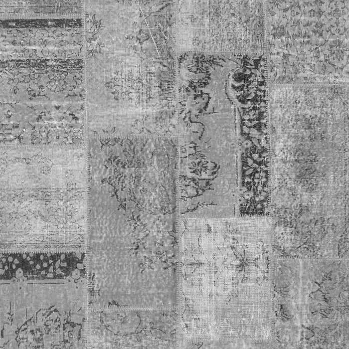 Patchwork Gray Transitional Rug, con1201gry