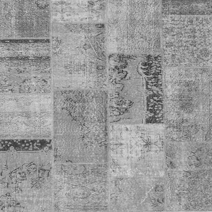 Serging Thickness of Patchwork Gray Transitional Rug, con1201gry