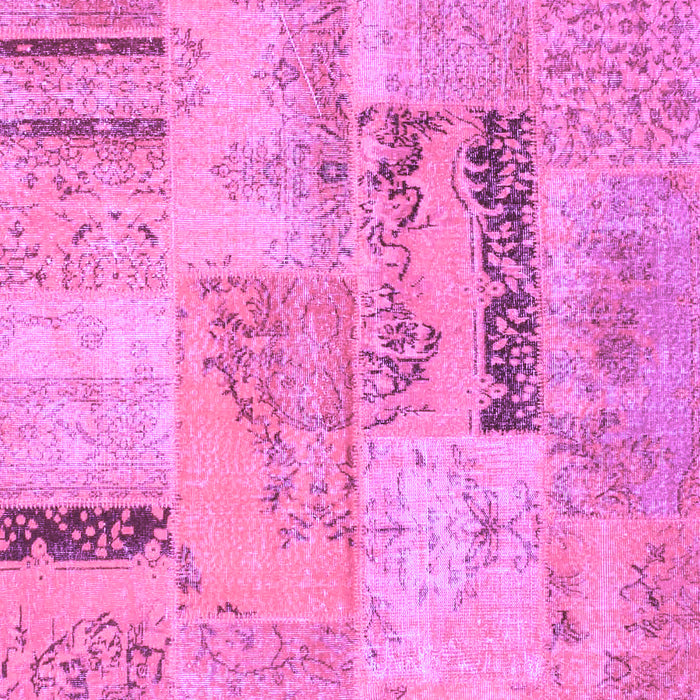 Patchwork Purple Transitional Rug, con1201pur