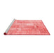 Transitional Red Washable Rugs