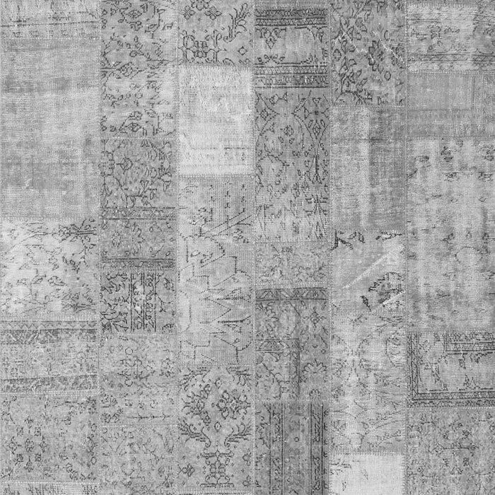 Patchwork Gray Transitional Rug, con1202gry