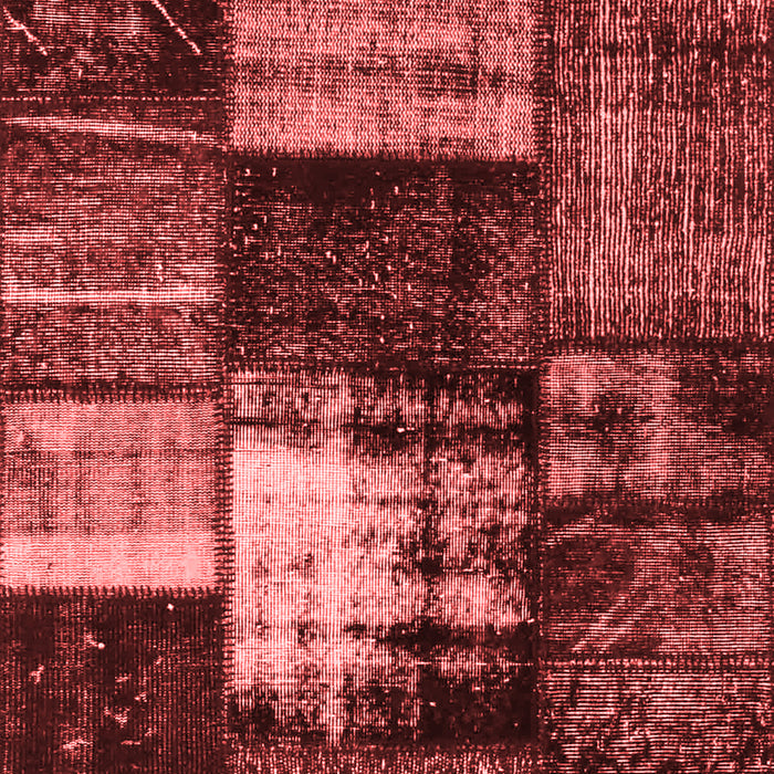 Machine Washable Persian Red Bohemian Rug, wshcon1203red