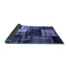 Sideview of Persian Blue Bohemian Rug, con1203blu