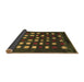 Sideview of Abstract Brown Contemporary Rug, con1205brn