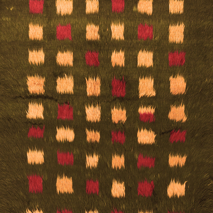 Abstract Orange Contemporary Rug, con1205org