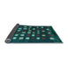 Sideview of Abstract Light Blue Contemporary Rug, con1205lblu