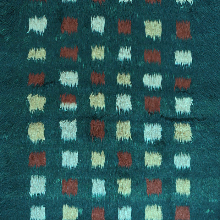 Abstract Light Blue Contemporary Rug, con1205lblu