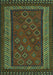 Machine Washable Oriental Turquoise Traditional Area Rugs, wshcon1206turq