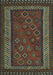 Oriental Light Blue Traditional Rug, con1206lblu