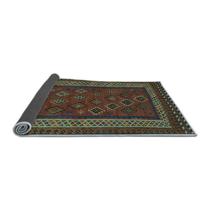Sideview of Oriental Light Blue Traditional Rug, con1206lblu