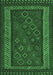 Oriental Emerald Green Traditional Rug, con1206emgrn