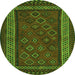 Machine Washable Oriental Green Traditional Area Rugs, wshcon1206grn