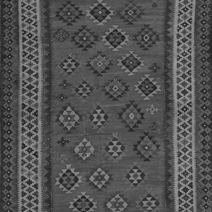 Serging Thickness of Machine Washable Oriental Gray Traditional Rug, wshcon1206gry