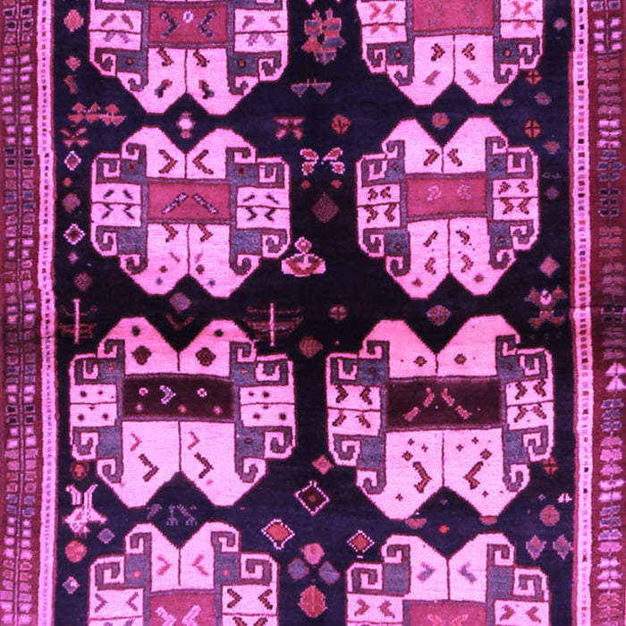 Abstract Purple Contemporary Rug, con1207pur