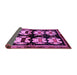 Sideview of Abstract Purple Contemporary Rug, con1207pur