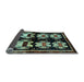 Sideview of Abstract Light Blue Contemporary Rug, con1207lblu