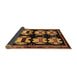 Sideview of Abstract Brown Contemporary Rug, con1207brn