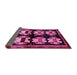 Sideview of Abstract Pink Contemporary Rug, con1207pnk