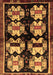 Abstract Brown Contemporary Rug, con1207brn