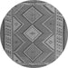 Square Oriental Gray Traditional Rug, con1208gry