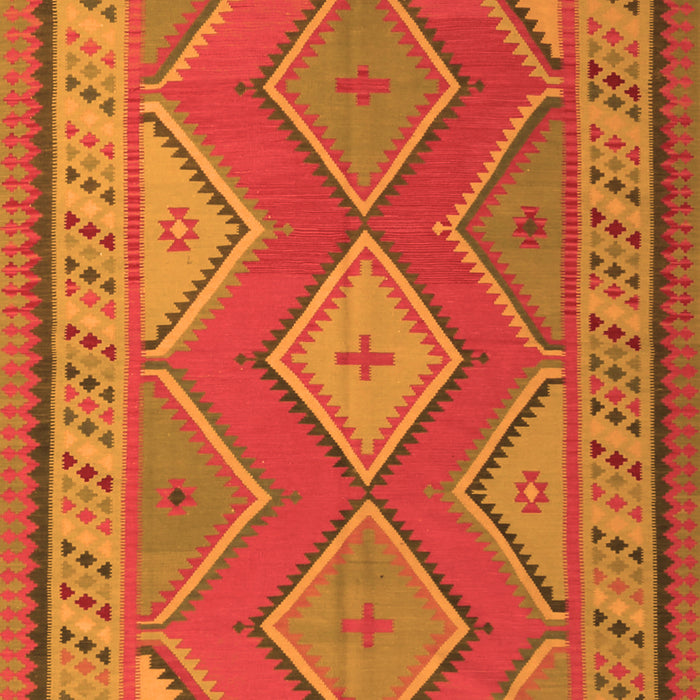 Oriental Orange Traditional Rug, con1208org
