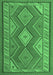 Oriental Emerald Green Traditional Rug, con1208emgrn