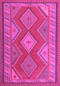 Oriental Pink Traditional Rug, con1208pnk