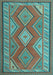 Oriental Light Blue Traditional Rug, con1208lblu