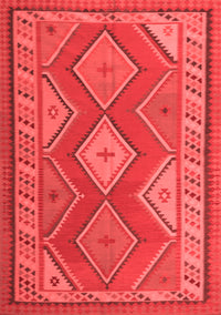 Oriental Red Traditional Rug, con1208red