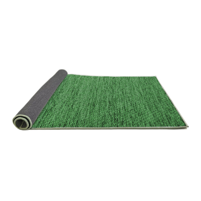 Sideview of Abstract Emerald Green Contemporary Rug, con1209emgrn