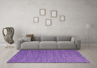 Machine Washable Abstract Purple Contemporary Rug, wshcon1209pur