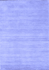 Solid Blue Modern Rug, con120blu