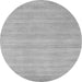 Square Solid Gray Modern Rug, con120gry
