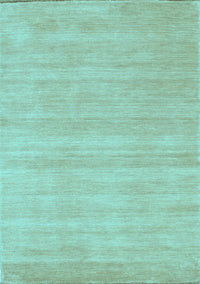 Solid Light Blue Modern Rug, con120lblu