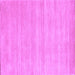 Square Solid Purple Modern Rug, con120pur