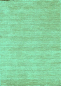 Solid Turquoise Modern Rug, con120turq