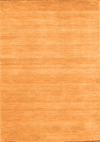 Solid Orange Modern Rug, con120org