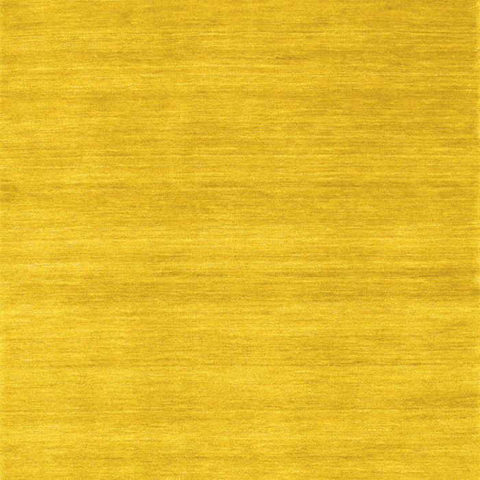 Solid Yellow Modern Rug, con120yw