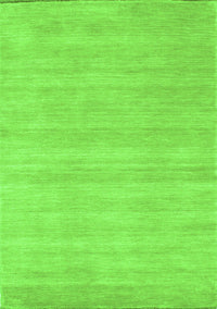 Solid Green Modern Rug, con120grn