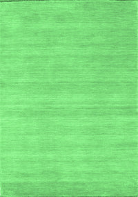 Solid Emerald Green Modern Rug, con120emgrn