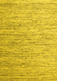 Abstract Yellow Contemporary Rug, con1210yw