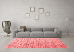 Contemporary Red Washable Rugs