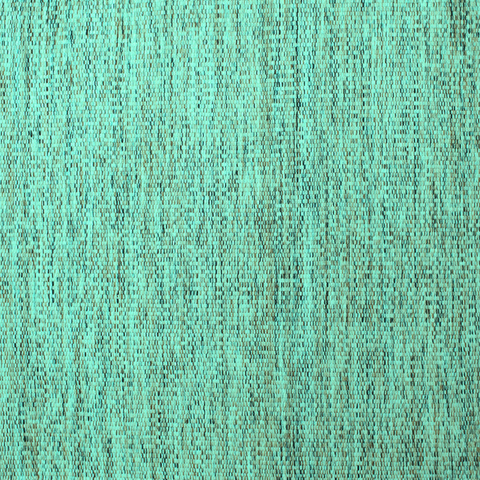Square Abstract Turquoise Contemporary Rug, con1211turq
