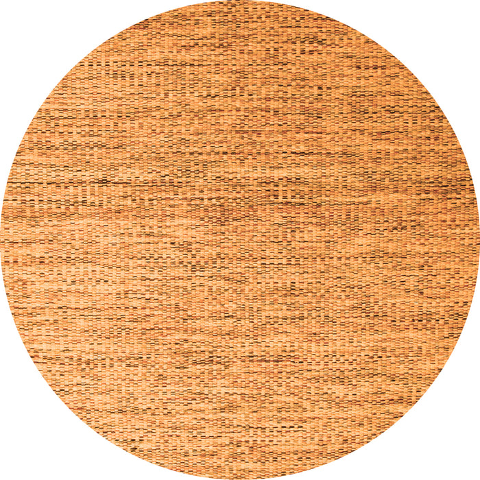 Square Abstract Orange Contemporary Rug, con1211org