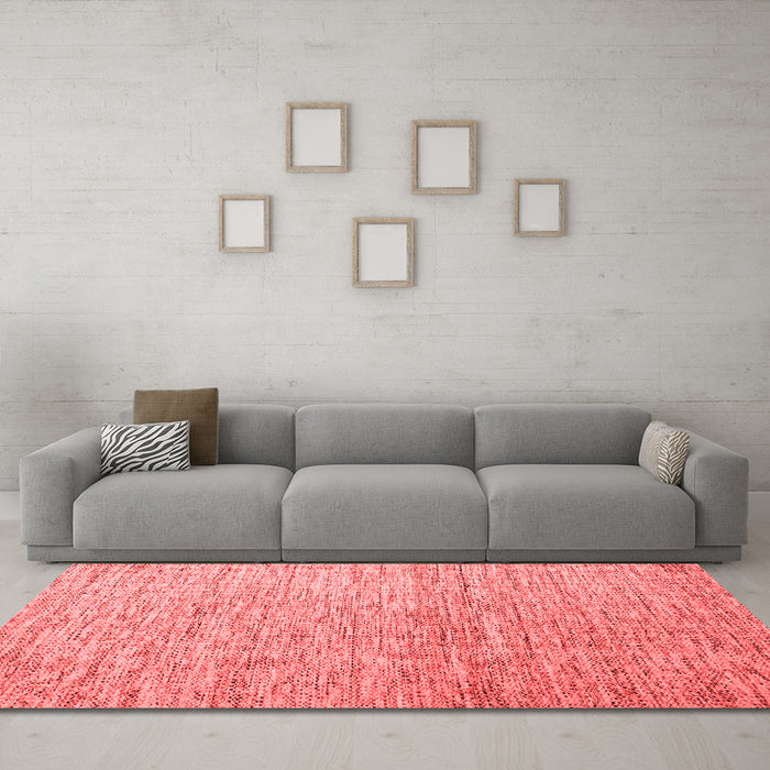 Contemporary Red Washable Rugs