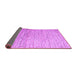 Sideview of Abstract Purple Contemporary Rug, con1211pur