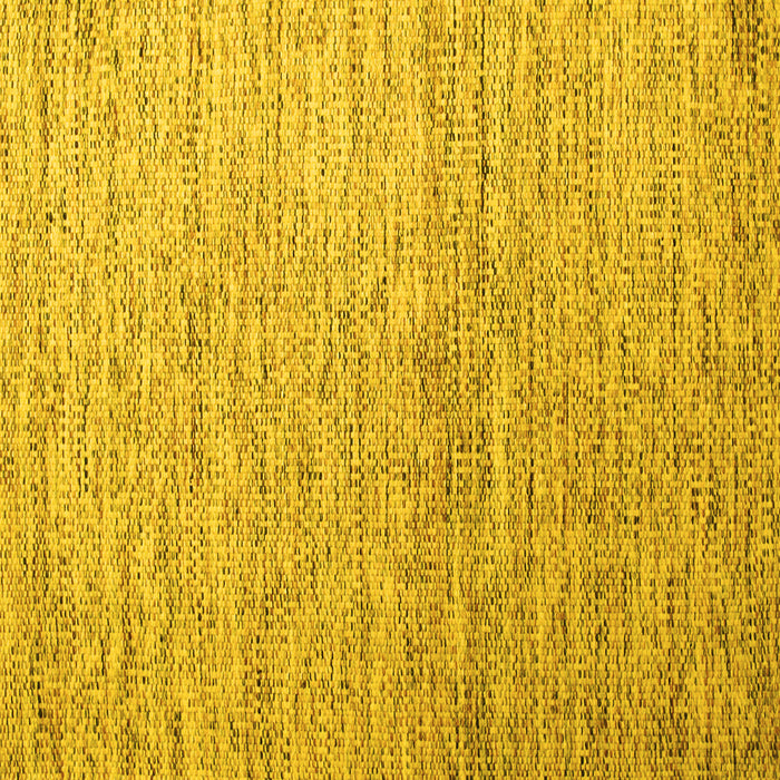 Square Abstract Yellow Contemporary Rug, con1211yw
