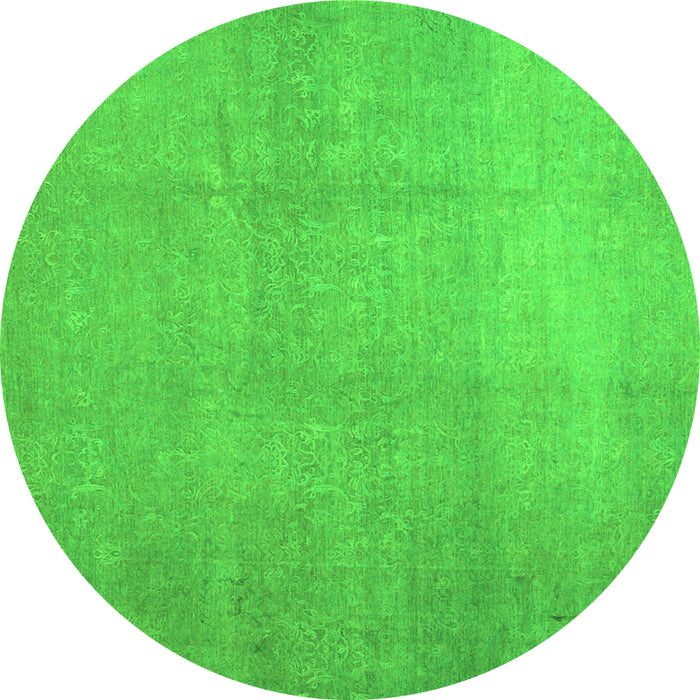 Machine Washable Abstract Green Contemporary Area Rugs, wshcon1212grn